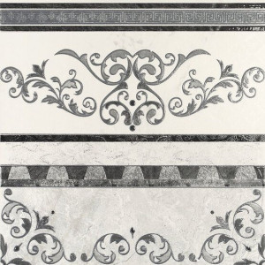 Декор (60x60) mandalay cenefa blanca matt
