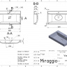 Умивальник VARNA 700 MIRASTONE GRAY