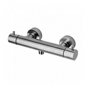 Термостат для душу ECOSTOP Paffoni Light, колір сталь LIQ168EDST