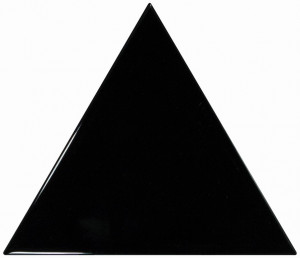 Плитка 10.8x12.4 triangolo black 23821