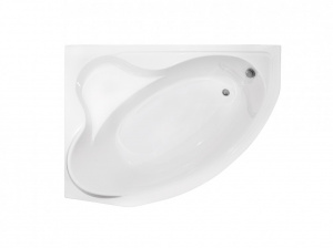 Ванна акрилова DELFINA 166х107 ліва (соло) з покриттям BESAFE
