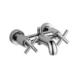 Змішувач для ванни Paffoni Quattro з регульованим душовим гарнітуром, колір хром QTV023CR
