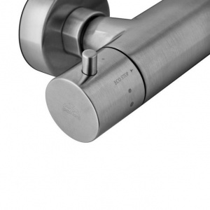 Термостат для душу ECOSTOP Paffoni Light, колір сталь LIQ168EST