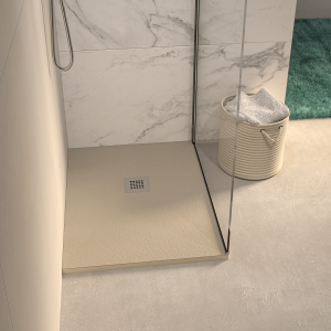 Душевой поддон Ponsi 700x900 искусственный камень, цвет бежевый