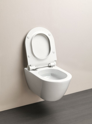 Унитаз GSI Pura 881611 с крышкой MS86CSN11 soft close slim