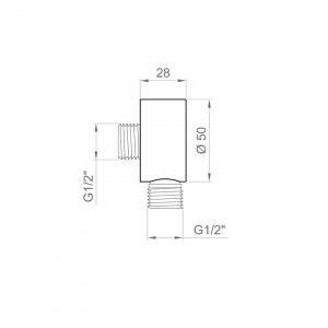 Шлангове підключення Ponsi BNPRECPA10