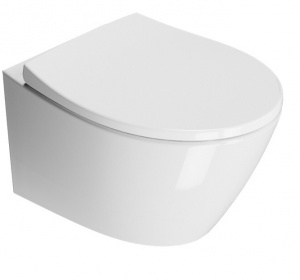 Унитаз GSI Modo 981611 с крышкой MS98C11 soft close slim