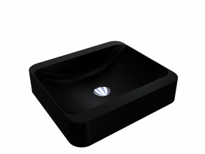 Умивальник GENEVA MIRASTONE BLACK SHINE
