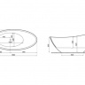Ванна Polimat 180x80 Zoe біла