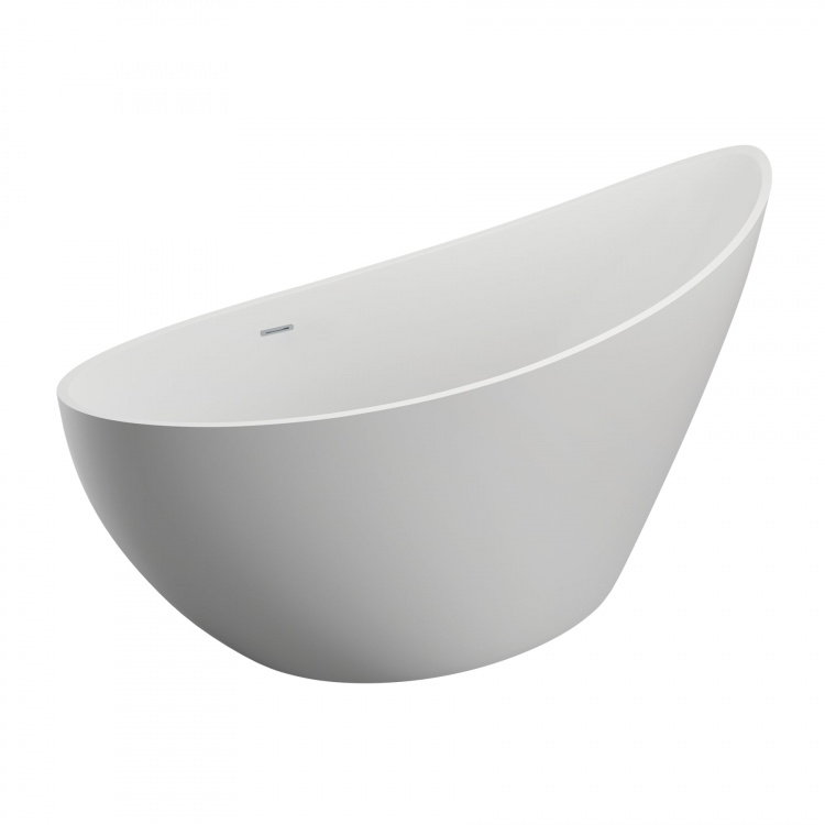 Ванна Polimat 180x80 Zoe белая отдельностоящая