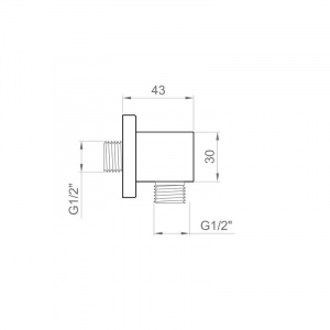 Шлангове підключення Ponsi BNPRECPA13