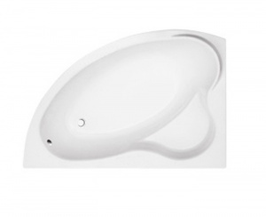 Ванна акрилова ADA 160х100 ліва: без обудови і ніг / без отворів під ручки