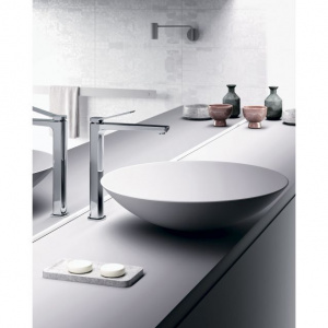 Змішувач для раковини високий Paffoni Tilt, з донним клапаном Clic-Clac TI081KCR