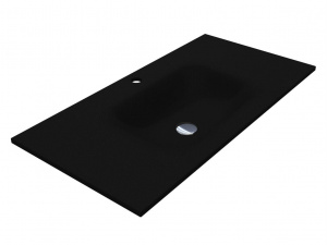 Умивальник JESSEL 900 MIRASTONE BLACK SHINE