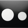  Кнопка смыва TECEloop 9240656 черное стекло глянцевая