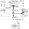 Смеситель для раковины Grohe BauLoop New 23335001 хром однорычажный S-Size