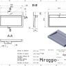 Умивальник AGNESS 750 MIRASOFT