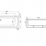 Ванна Polimat 150x75 Tola