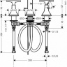 Змішувач для раковини Hansgrohe Metropol Classic 31306000
