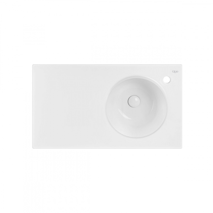 Раковина Qtap Virgo 800х460х300 White с донным клапаном QT1811FL8130ARRW