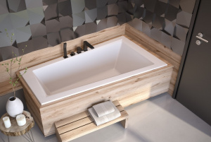 Ванна акрилова INTIMA SLIM 160х90 права (соло) без ніг