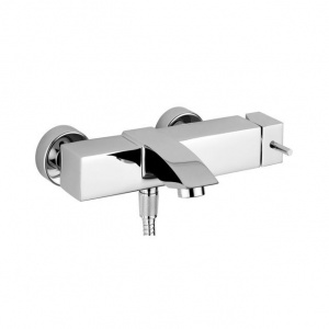 Змішувач для ванни Paffoni Level з регульованим душовим гарнітуром, колір хром LEA023CR