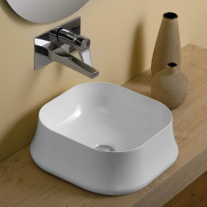 Умивальник Simas sharp 42x42 білий глянсовий (sh06)