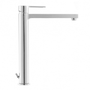 Змішувач для раковини високий Paffoni West, з донним клапаном WS085CR