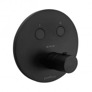 Термостат для душу Paffoni Compact box прихованого монтажу, колір чорний CPT018NO