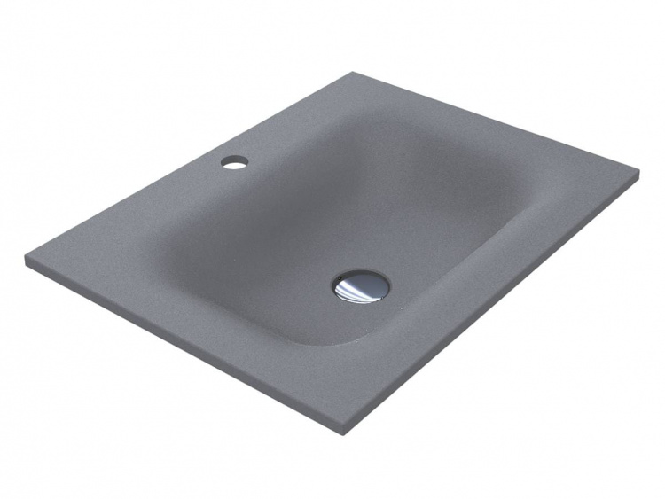 Умивальник JESSEL 600 MIRASTONE GRAY