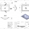 Умивальник JESSEL 600 MIRASTONE GRAY