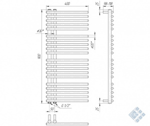 Преміум Марсель 900x400/50