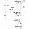 Змішувач для раковини Grohe BauEdge New високий 32860001 хром одноважільний XL-Size