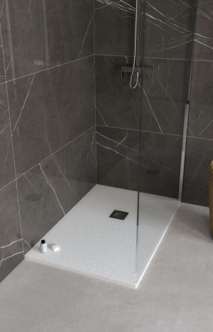 Душевой поддон Ponsi 700x900 искусственный камень, цвет белый