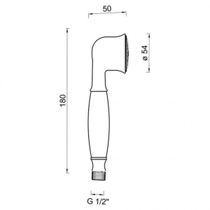 Душова лійка Ponsi bndoccdo08