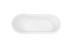 Ванна акрилова OLAYA ретро 160х68 з ногами золотими без сифона