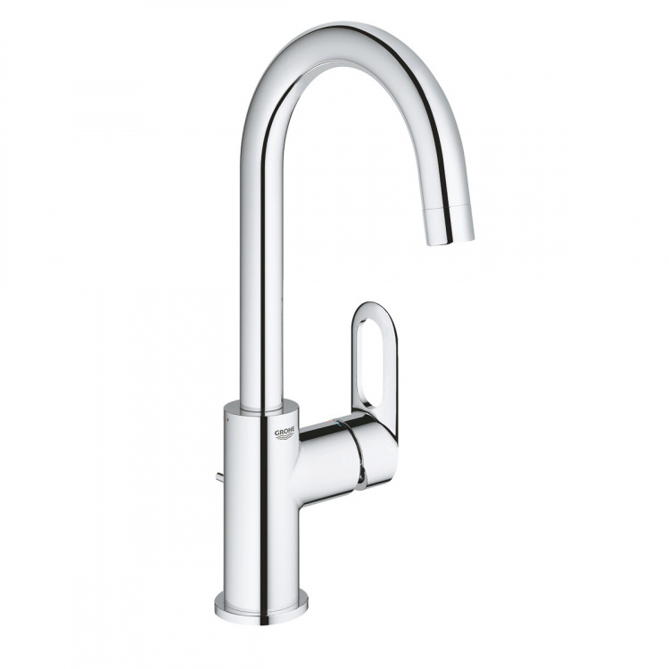 Смеситель для раковины Grohe BauLoop высокий 23763000 хром однорычажный L-Size