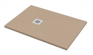 Душовий піддон Ponsi 700x1000 штучний камінь, колір бежевий