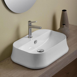 Умивальник Simas sharp 60x42 білий глянсовий (sh09)