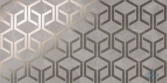 Декор (40x80) 8mhg grey fleury hexagon