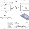 Умивальник JESSEL 800 MIRASTONE GRAY