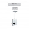Термостат для душу Paffoni Compact Box, колір білий CPT513BO