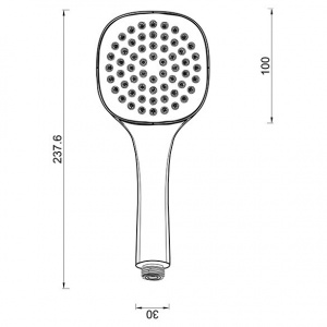 Душова лійка Ponsi bndoccdo20
