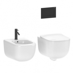 Змішувач для біде Paffoni Light, з донним клапаном Clic-Clac, LIG131KNO