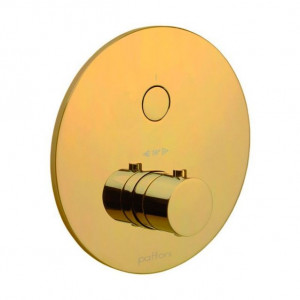 Термостат для душа Paffoni Compact Box, цвет медовое золото CPT013HG