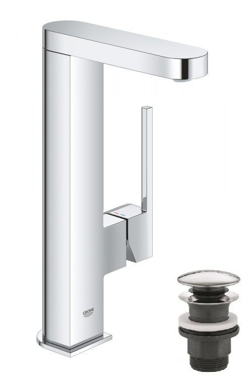 Смеситель для раковины Grohe Plus 23844003 хром однорычажный L-Size