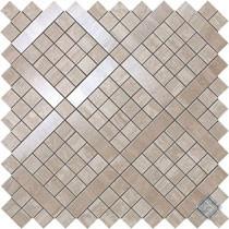 Мозаїка (30,5x30,5) 9mvb travertino silver diagonal mosaic