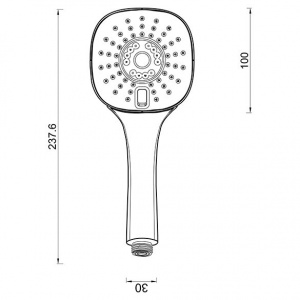 Душова лійка Ponsi bndoccdo21