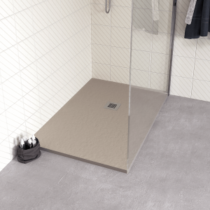Душевой поддон Ponsi 700x1200 искусственный камень, цвет бежевый