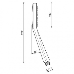 Душова лійка Ponsi bndoccdo22